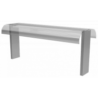 Настольная полка Optima Shelf 2010/TC гнутая т-образная