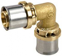 Отвод 90° Giacomini RM122 - 16x2.0 (прессовой, для металлопластиковых труб)