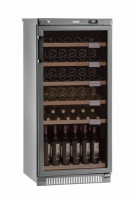 Отдельностоящий винный шкаф 51-100 бутылок Pozis ШВ-52L серибристый 