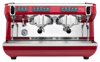 Кофемашина Nuova Simonelli Appia Life 2Gr V красная, высокие группы, экономайзер, автомат