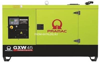 Дизельный генератор Pramac GXW 45 W в кожухе 