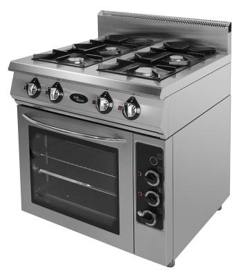 Плита газовая Grill Master Ф4ПДГ/800(э)