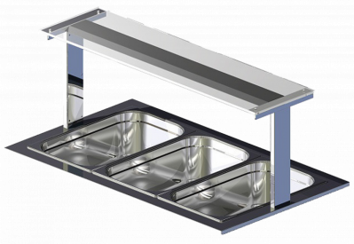 Настольная полка Optima Shelf 143/С кубик стеклянный
