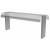 Настольная полка Optima Shelf 2010/TC гнутая т-образная