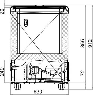 Морозильный ларь Polair DF120SF-S